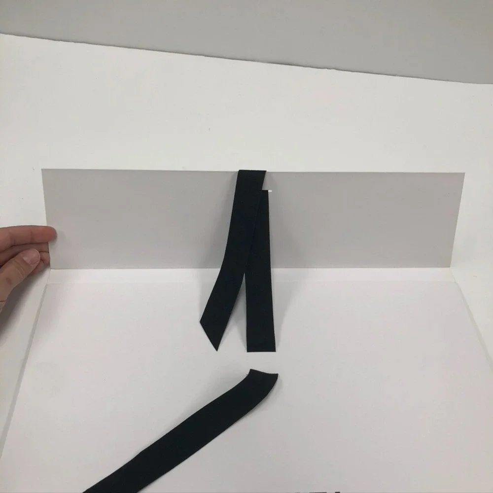 Chanel Authentic White Paper Bow Box Gift Shopping 15.75x12.75x3